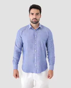 CAMISA MASCULINA LINHO SLIM FIT