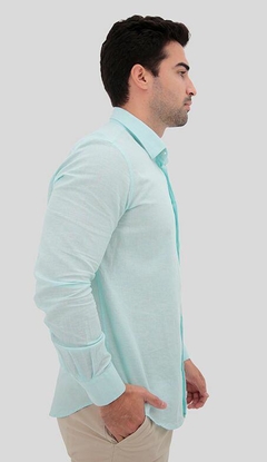 CAMISA MASCULINA LINHO SLIM FIT na internet
