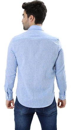 CAMISA MASCULINA LINHO SLIM FIT - comprar online