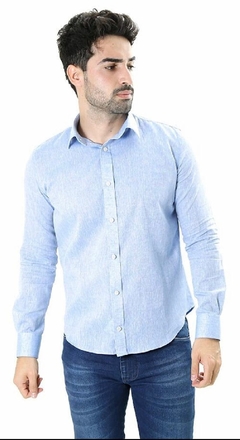 CAMISA MASCULINA LINHO SLIM FIT