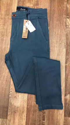 CALÇA CHINO SARJA COM ELASTANO EAG