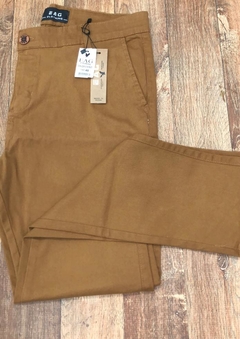 CALÇA CHINO SARJA COM ELASTANO EAG