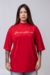 T-shirt Oversized Vermelho - JUST HEAVEN - comprar online