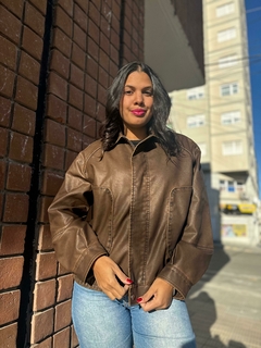 Campera bomber vintage chocolate - Venus Rebel