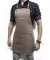 Delantal Gabardina Y Cuero Vacuno Genuino Cocina Hogar - comprar online