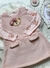 Conjunto Infantil Rosa Ursinhas Blusa Xadrez Flanelada Salopete Pelúcia Yoyo - comprar online