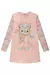 Camisola Infantil Infanti em Malha Comfy Ursa Nude (Acompanha Mascara) - Amor de Marias Kids