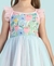 Vestido Infantil de Festa Multicolorido Mon Sucré Candy Colors Flowers - Amor de Marias Kids