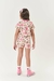 Conjunto Infantil Cinti Inverno Shorts e Cropped Corações Ursinhos na internet