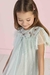 Vestido Infantil Mon Sucré Bordado em Borboletas com Tule Verde na internet