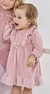 Vestido Infantil Em Veludo Corações e Tule Infanti Lilás na internet