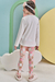 Pijama Infantil Kukie com Blusa e Calça Legging em Malha Comfy (Acompanha Mascara) - Amor de Marias Kids