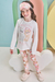 Pijama Infantil Kukie com Blusa e Calça Legging em Malha Comfy (Acompanha Mascara) na internet