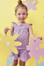 Conjunto Infantil Bata e Short Lilas Infanti - comprar online