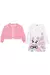 Vestido Infantil Inverno Branco Panda com Casaco Kukie kkk - comprar online