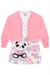 Vestido Infantil Inverno Branco Panda com Casaco Kukie kkk - loja online