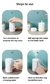 Umidificador portátil 390ml - Cloud Store