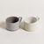 JARRO MUG BAJO TRAMADO CREMA/GRIS