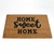 ALFOMBRA COCO+GOMA 40X60CM "HOME SWEET HOME"