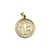 Kit Medalha São Bento com Corrente Elo 3x1 6mm e 60cm Folheado a Ouro 18k - Tudo Jóias