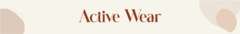 Banner da categoria Active Wear
