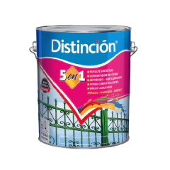 4 Lt Esm. Sintético 5 en 1 Blanco Brillante DISTINCION