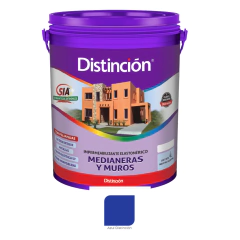 10 Lt Impemeabilizante ROJO Y AZUL Medianeras y muros DISTINCION - purocolor