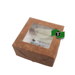 Caixa Kraft c/ visor 056