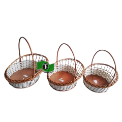 Cesta de Vime Modelo Porta Prato