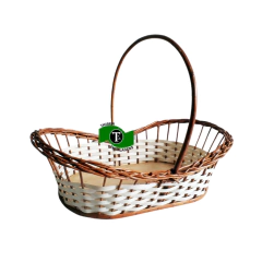 Cesta de Vime Modelo Canoa - comprar online