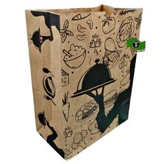 Saco kraft misto delivery 15 Kg c/ 200