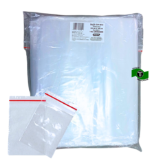 Saco zip lock 24 x 34 cm c/ 100