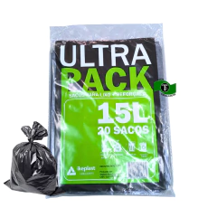 Saco para lixo 15 L