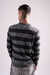Sweater Fred Rallado Gris/Negro - comprar online