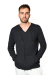 Remera M/L Many Wafle Negro - comprar online