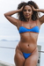 Conjunto Top Regata + Tira Viés Azul Solaris - tienda online