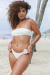 Imagen de Conjunto Top Faixa + Asa Delta Rebatida Off White Solaris