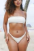 Conjunto Top Faixa + Asa Delta Rebatida Off White Solaris - tienda online