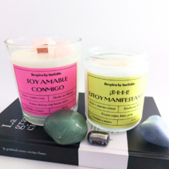 Imagen de Vela de soya "Soy amable conmigo" 10 oz