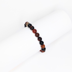 Pulsera Cornalina Negro / Café - INEFABLE