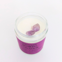 Vela de soya "Sin miedo, con amor" - comprar en línea