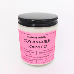 Vela de soya "Soy amable conmigo" - comprar en línea