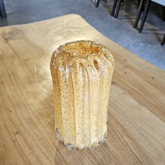 Vaso de Vidro M Tipo Murano Damasco Fechado Alto - comprar online