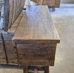 Aparador "B" Escuro com Pés Cavalete e 2 Gavetas de 1,50m - loja online