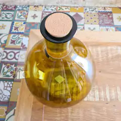 Garrafão Bojudo Guarda Rolhas Âmbar G Decorativo 30L - Marcenaria Tiradentes - Móveis e Decoração Artesanais de alto padrão