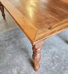 Mesa com Base em Cedro e Tampo de Peroba Rosa Dem. 2x1,06 - loja online