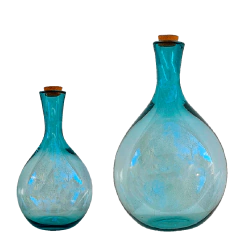 KIT com 2 Garrafões Bojudos Guarda Rolhas PP 5L e M 40L