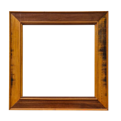 Moldura Retangular em Demolição Liso Cor Madeira - comprar online