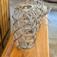 Lanterna a Vela Decorativa com Tramas Grande na internet