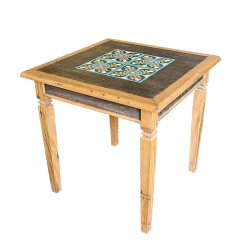 Mesa de Canto Quadrada com Azulejo em Demolição